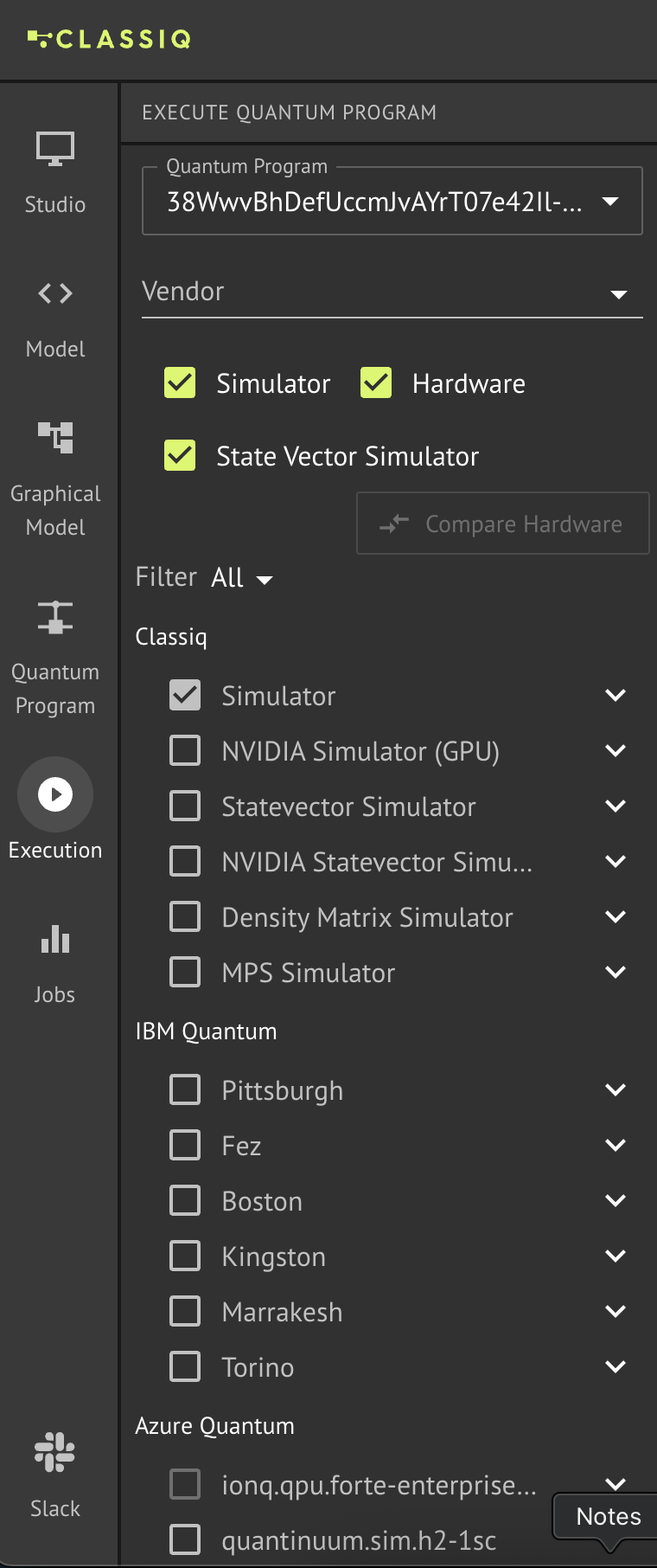 Choose backend preferences